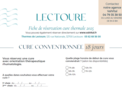 Fiche de réservation Lectoure 2025